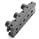 42.5mm Zinc Alloy Electric Guitar Locking Nut String Lock w/ Wrench(Black) A