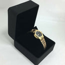 Black PU Leather Single Bracelet Bangle Jewelry Watch Gift Box Case