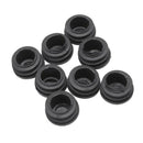 8 pieces Table leg 25mm diameter plastic tube insert Black foot pad D8Z5