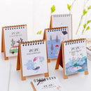 2020 Forest Animals Mini Desktop Paper Calendar  Daily Scheduler Table Plan  J3C