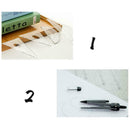School Tools 8 Pcs Precision Geometry Compass Set and Portable N6L6 Protrac T8F3