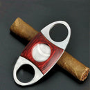 Redwood Stainless Steel Double-Edged Cigar Cutter Scissors Cigar Accessories