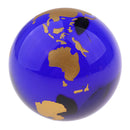 Mini Crystal Earth Ball 60mm (2.4in.) Home and Office Decor Educational Gift