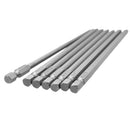 7pcs Square Driver Bit S2 Steel Hex Shank Magnetic Screwdriver Bits Set