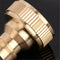 1/2" Brass Threaded Garden Water Pipe Tap Adapter Faucet Quick Connect Fittings