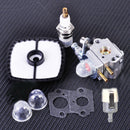 Carburetor Air Fuel Filter Spark Plug fit for Echo SRM2100 GT2000 PAS2000 Hf