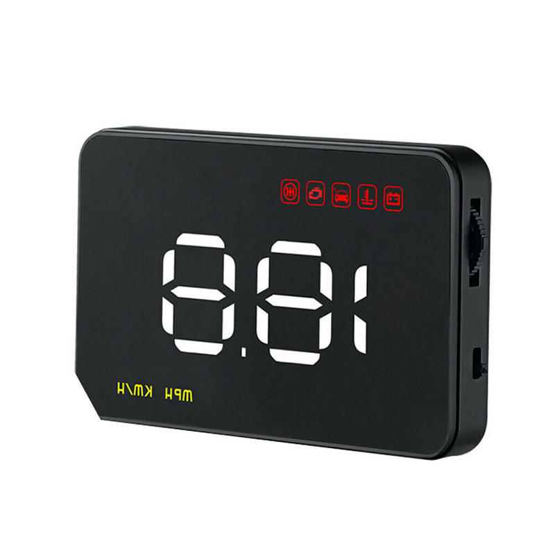 A100 Warning Car ABS Head Up Display Multifunction HUD Overspeed Alarm Clear