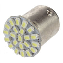 4 X BAY15D 22-LEDS 1206-SMD P21 / 5W BULB WHITE LIGHT BULB 12V 3c