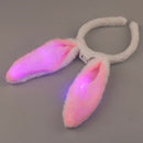 Glow Headband Girls Crown Heart Light Up Hairbands Hair Rave LED Party Suppl BX