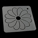 2pcs Plastic Clear Quilting Stencil Template for Sewing DIY Crafts 12x12cm