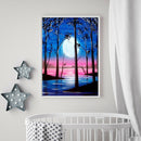 5D DIY Full Drill Diamond Painting Moon Embroidery Mosaic Kit Home Decor