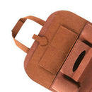 Multi-Pocket Car Back Seat Storage Bag Backrest Organizer (Light Coffee)