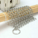 Ringer Stainless Steel Big Chain Mail Cast Iron Skillet Cleaner " Scrubber