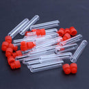 20 Pieces 60 * 12mm Plastic Centrifuge Tube Plastic Test Tube with Screw Ca I6T5