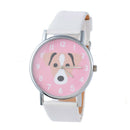 Cute Pet Dog Children Faux Leather Girl Watch Quartz Casual Womens Wristwat