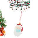 Personalized Santa Claus Of Ornament  Christmas Tree PVC Pendant DecorationSEAU