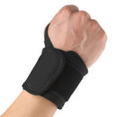 Wrist Guard Band Brace Support-Carpal Tunnel Sprains Strain Gym Strap Black