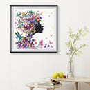 5D DIY Special Shaped Diamond Painting Girl Cross Stitch Mosaic Craft Kit