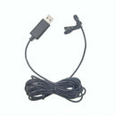 USB 2.5mm Wired Mini Clip-On Microphone Lavalier Lapel Mic Phone PC Recording