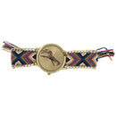 Female Giraffe Pattern Weave Bracelet Watch