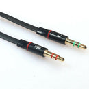 Headphone Splitter Earphone Adapter Audio 3.5mm Female to 2 Male Jack 3.5mmJ Kw