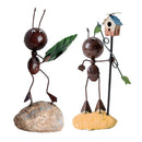 2pcs Creative cute wrought iron ant small ornaments home decorations living room