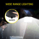 Solar Induction Wall Lamp PIR Motion Sensor Outdoor Street Light (66LED RC) A