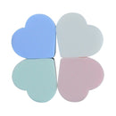 MeiNaiQi Sponge Puff Soft Face Cleansing Puff Facial Skin Care Heart Shape
