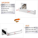 2Pcs Luxury 304 Stainless Steel Chrome Finished Toilet Paper Holder Roll Qu