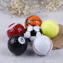 Golf Balls Golf Equipment Football Basketball Tabletennis Baseball 6Pcs/Set Ew