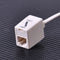 2pcs Telephone RJ11 6P4C Female To Ethernet RJ45 8P8C Male Adapter Converter