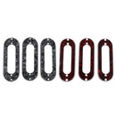 6 Pcs of Pack Single Coil Pickup Mounting Ring for ST Electric Guitar Parts