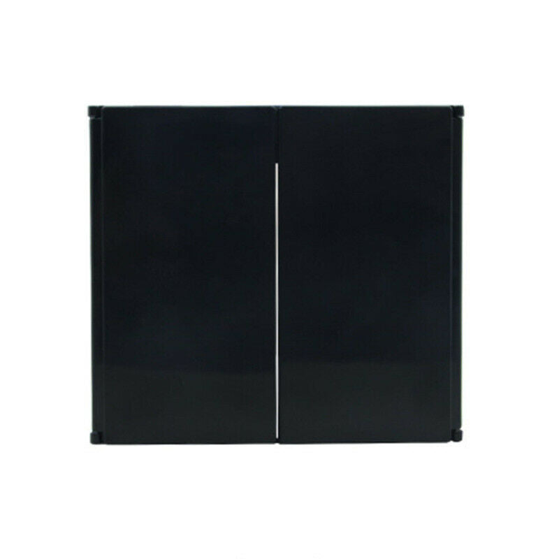 1x Car Interior Sun Visors Tri-Fold Makeup Mirror Travel Accessories ABS+Glass