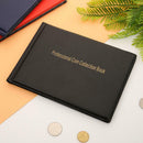 240 Grids PVC Coin Collection Book Money Holder Penny Storage Album (Black)