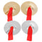 2 Pair Cymbals Chinese Gong Hand Percussion for Kids Baby Rattle Toys