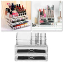 Acrylic Clear Makeup Organiser Cosmetic Jewellery Drawer Case Box Storage S5L1