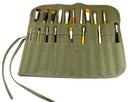 Popular Roll Up Canvas Paint Brush Storage Case Bag For Watercolor Oil.US