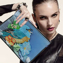 5D Diamond Bird Painting Clutch Bag Leather Wallet Purse Handbag DIY For Women