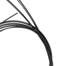 Durable 2 Set Ukulele Replacement Nylon Strings Black White 68cm