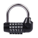 5 Letter Code Combination Suitcase password lock Black