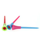 83mm Plastic & Rubber Cushion Top Golf Tees 100 PACK Wholesale Bulk Colorful