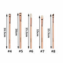 Pro 8pcs Makeup Brush Set Foundation Eyeshadow Eyeliner Lip Brush Tool BX BX