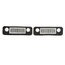 1 Pair 3528-SMD 18LED License Number Plate Lights for Ford Fiesta Mondeo MK