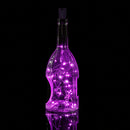 LED Wine Bottle Lamp Cork Shaped String Lights for Christmas (Purple)