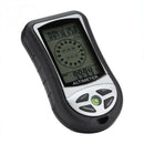 Multifunctional 8 In 1 Outdoor Camping Hiking Digital Altimeter Barometer W
