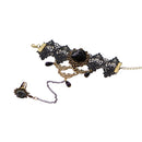 Hot Black Women Gothic Lace Bracelet Bangle Retro Jewelry Women Prom HF BX