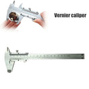 Vernier Caliper 150mm Scale High Carbon Steel Mechanical Ruler Measuring Tool