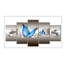Blue Butterfly 5D DIY Full Drill Diamond Painting Needlework Kit Home Decor