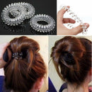 6x Girl Elastic Rubber Hair Ties Band Rope Ponytail Holder For Women Lady