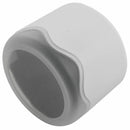 Round Plastic Single Watch Box with Sponge Cushion white I1Z9